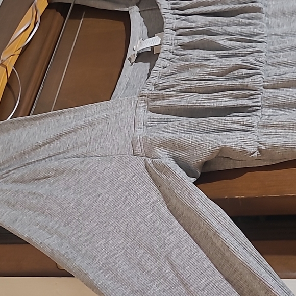 Grey Ribbed Dress - Picture 3 of 6